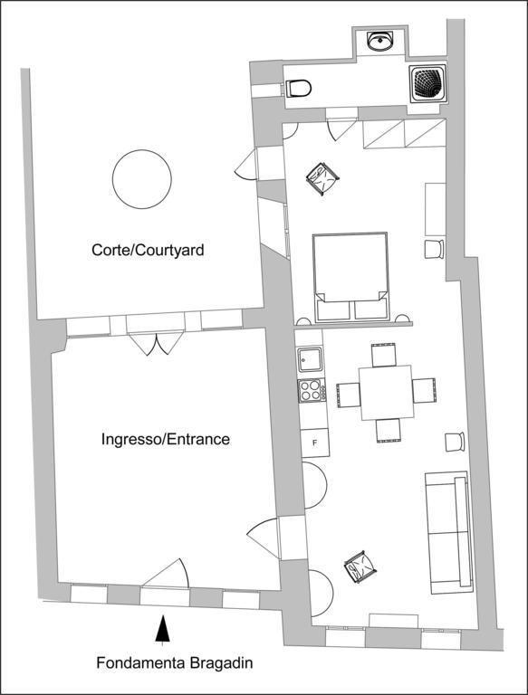 Appartamento Corte Bragadin البندقية المظهر الخارجي الصورة